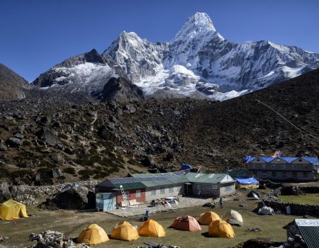 Scenic Flight to Lukla & Trek Through Khumbu Valley  Begin your adventure with an exhilarating flight to Lukla, followed by a trek through the beautiful Khumbu region, passing iconic Sherpa villages like Namche Bazaar and Tengboche.