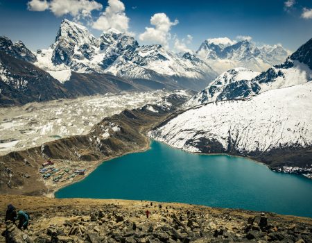 Gokyo Lakes – Visit the stunning turquoise glacial lakes, considered sacred and among the highest freshwater lakes in the world.