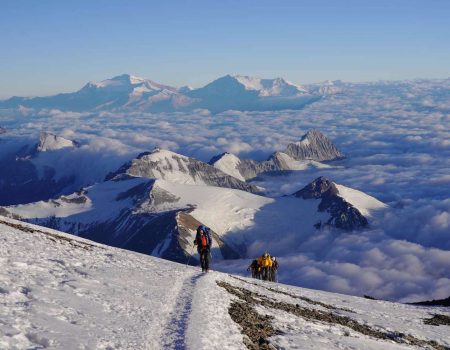 Summiting the Highest Peak Outside Asia – Reach the top of Aconcagua at 6,962 meters, the tallest mountain in the Americas..