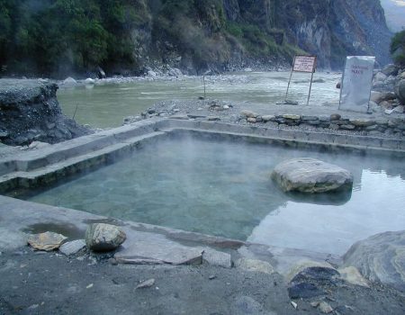 Hot Springs at Tatopani – Relax in natural hot springs, a perfect way to soothe tired muscles after days of trekking.